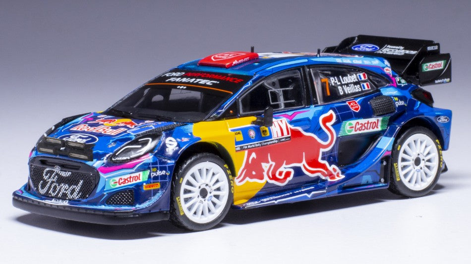 Ford Puma WRC N.7 Central European Rally 2023 Loubet-veillas – Ixo Model 1:43
