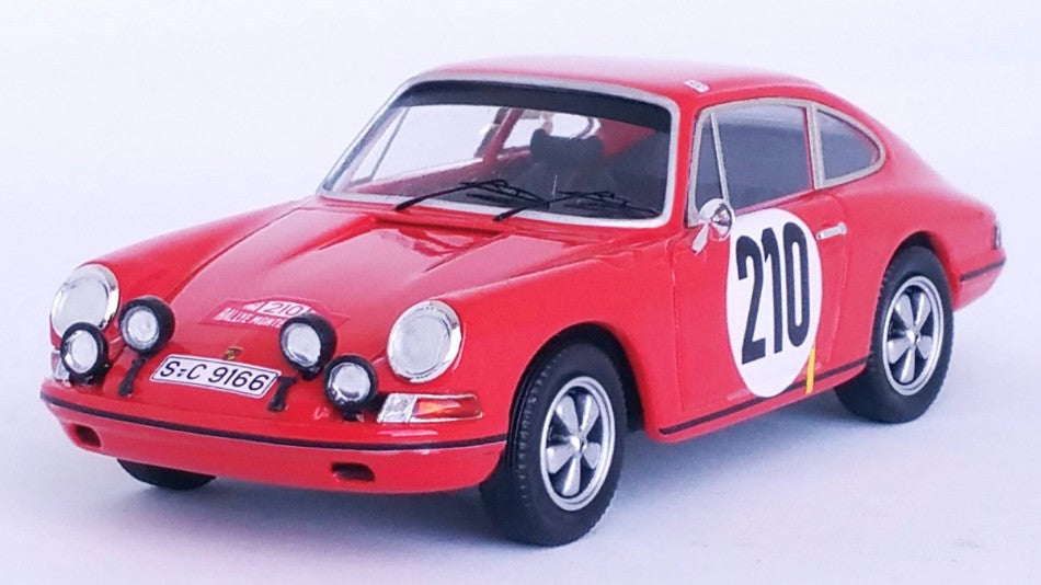 Porsche 911 T 1st Monte Carlo Rally 1968 Elford-stone – Trofeu 1:43