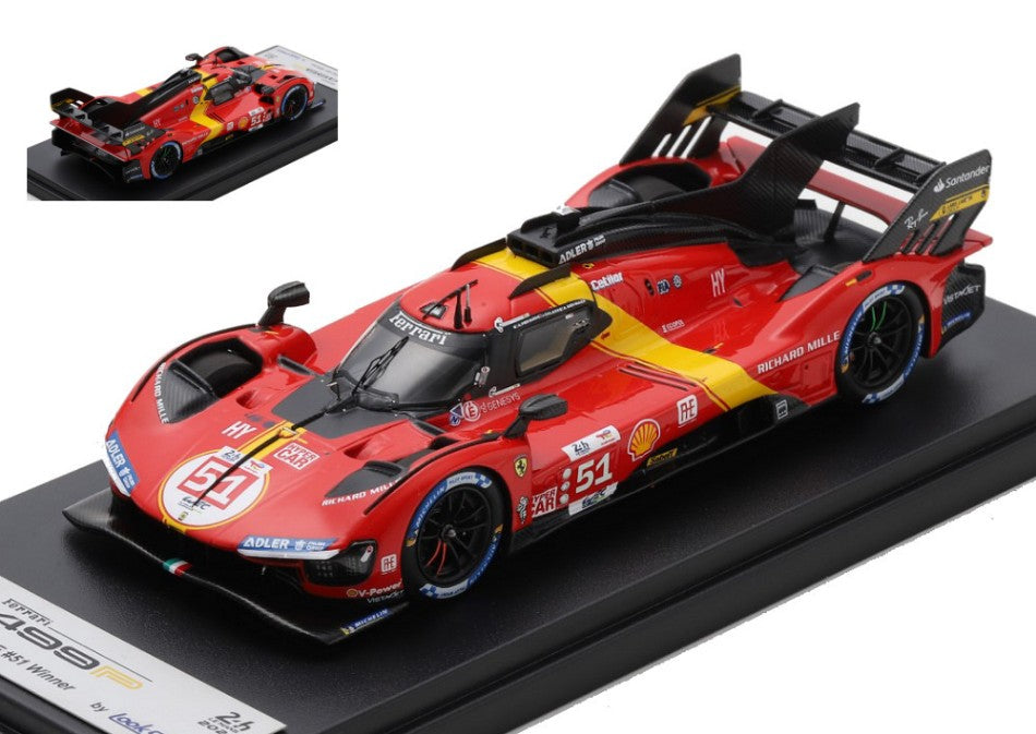Ferrari 499P N.51 Winn.le Mans 2023 Pier Guidi/calado/giovinazzi – Looksmart 1:43