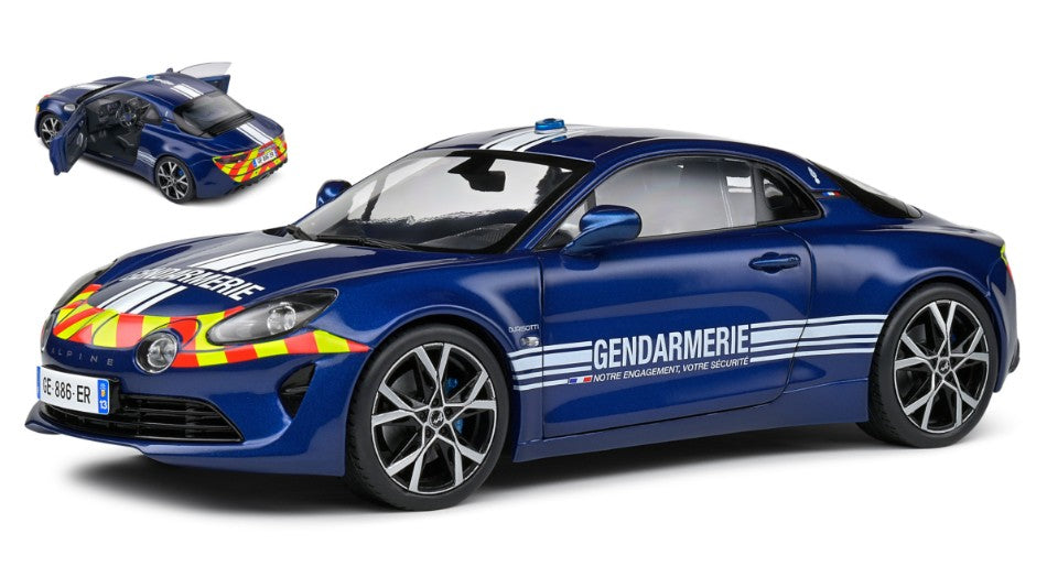 Alpine A110 Gendarmerie 2023 Blue – Solido 1:18