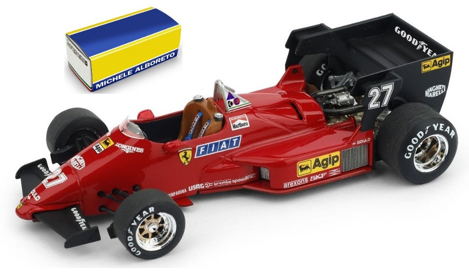 Ferrari 126 C 4 Michele Alboreto 1984 N.27 Winner Belgium GP – Brumm 1:43