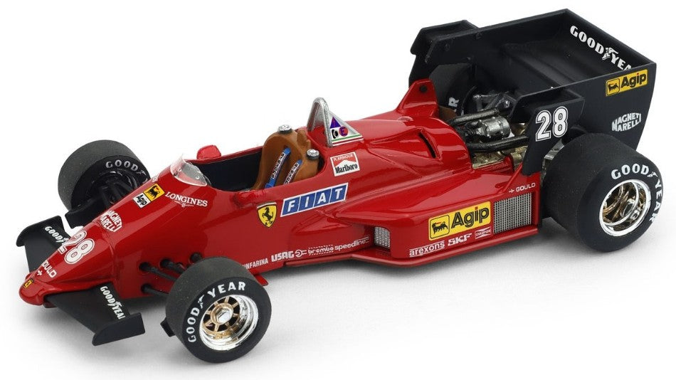Ferrari 126 C 4 R.ARNOUX 1984 N.28 2nd S.MARINO GP – Brumm 1:43