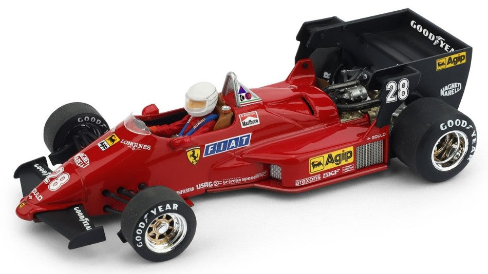 Ferrari 126 C4 R.ARNOUX 1984 N.28 W/pilote – Brumm 1:43