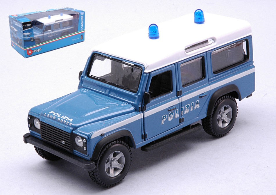 Land Rover Defender Lwb Polizia – Burago 1:32