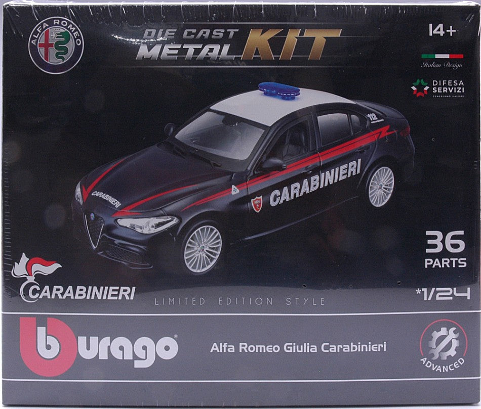 Alfa Romeo Giulia Carabinieri Kit – Burago 1:24