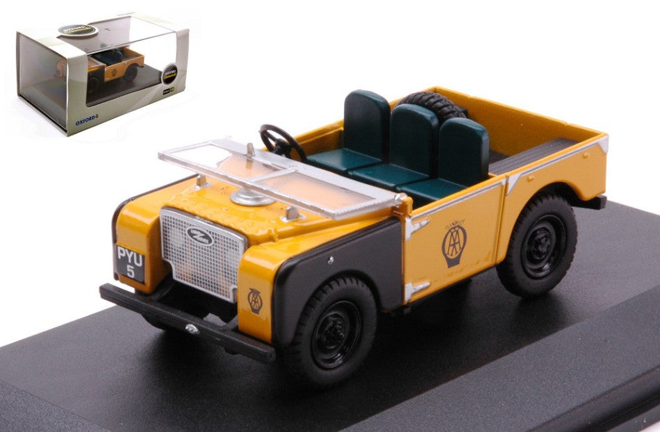 Land Rover Aa 80 Inch Yellow – Oxford 1:43