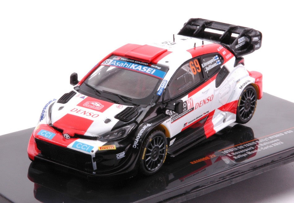 Toyota Yaris WRC N.69 Rally Monte Carlo 2023 Rovanpera-halttunen – Ixo Model 1:43