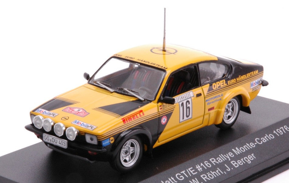 Opel Kadett Gt/e N.16 Rally Monte Carlo 1976 W.ROHRL-J.BERGER – CMR Classic Model Replicars 1:43