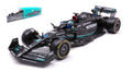 Mercedes F1 George Russell 2023 W/hard Case – Burago 1:24