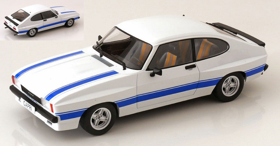 Ford Capri Mk Ii X-pack 1975 White/blue – ModelCarGroup 1:18