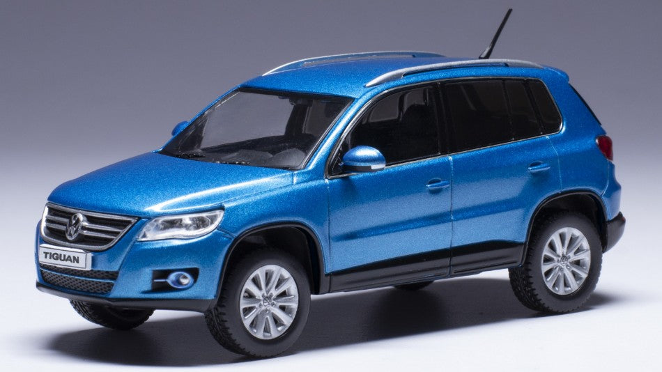 VW Tiguan 2007 Met.blue – Ixo Model 1:43