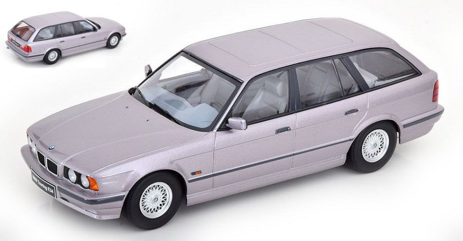 BMW 5-SERIES Touring E34 Artic Silver – Triple 9 1:18