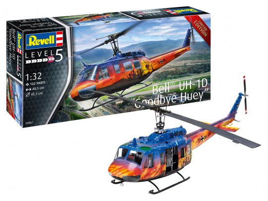 Bell UH-1D "goodbye Huey" Kit – Revell 1:32
