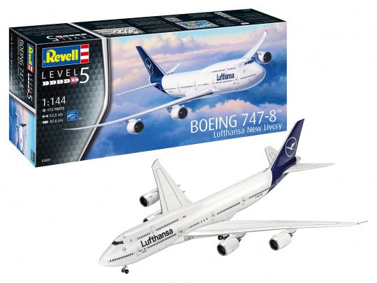 Boeing 747-8 Lufthansa "new Livery" Kit – Revell 1:144