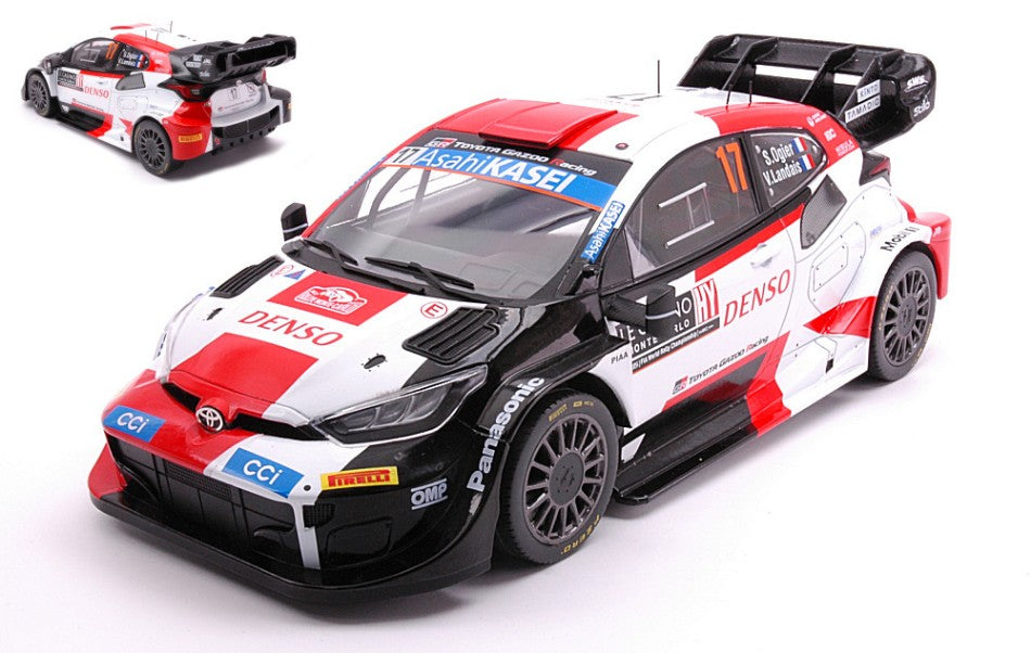 Toyota Gr Yaris N.17 Rally Monte Carlo 2023 Ogier-Landais 1:18 – Ixo Model