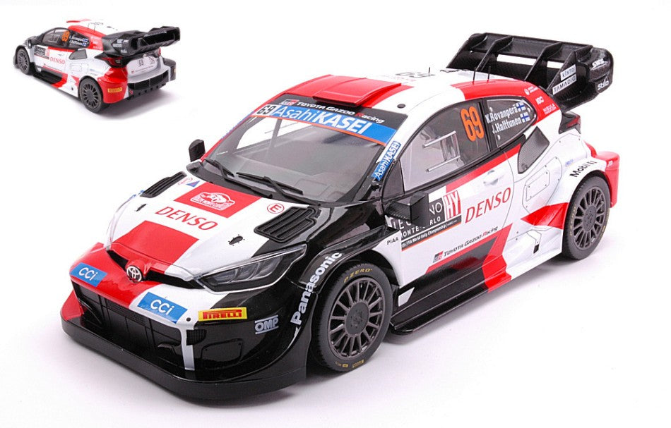 Toyota Gr Yaris N.69 Rally Monte Carlo 2023 Rovanpera-Halttunen 1:18 – Ixo Model