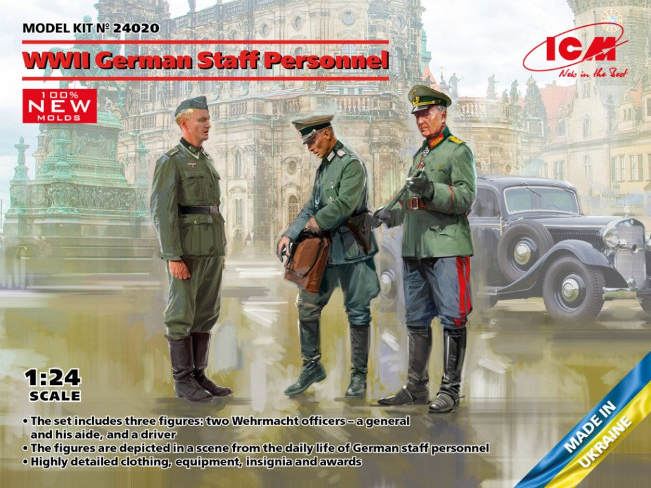 WWII German Staf Personnel Kit – ICM 1:24