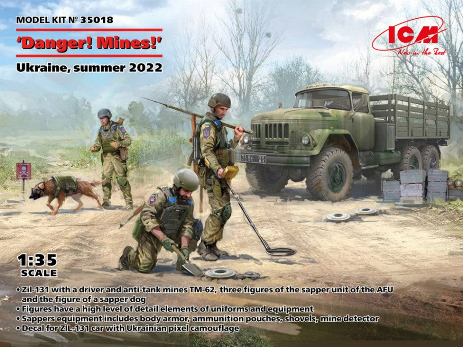 Danger! Mines! Ukraine Summer 2022 Kit – ICM 1:35