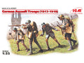 German Assault Troops 1917-1918 4 Figures Kit – ICM 1:35