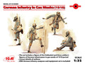 German Infantry In Gas Masks 1918 4 Figures Kit – ICM 1:35