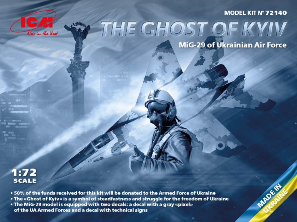 The Ghost Of Kyiv MIG-29 Ukraina Air Force Kit – ICM 1:72