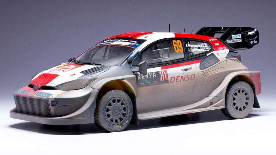Toyota Gr Yaris Wrc Hybrid N.69 Rally Safari 2023 Rovanper-Haltt.1:18 – Ixo Model