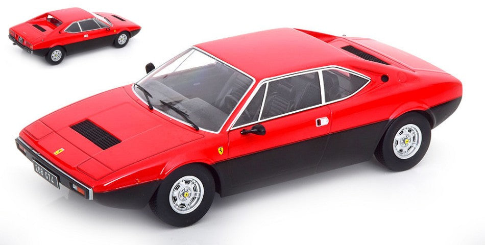 Ferrari 208 GT4 1975 Red/flatblack – KK Scale 1:18