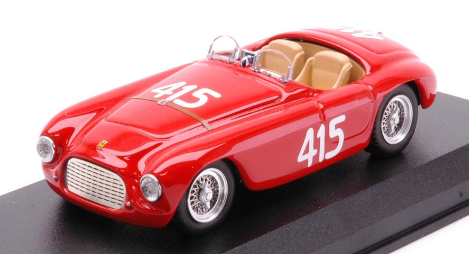 Ferrari 166 Mm Barchetta N.415 Giro Di Sicilia 1951 Marzotto-marini – Art Model 1:43