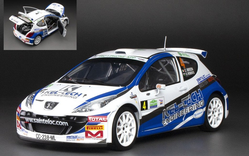 Peugeot 207 S2000 N.4 Circuit Of Ireland 2012 C.BREENE-G.ROBERTS – SunStar 1:18