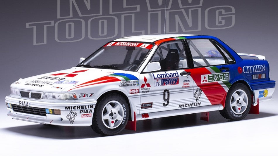 Mitsubishi Galant Vr-4 N.4 Rac Rally 1990 Vatanen-Berglund 1:18 – Ixo Model