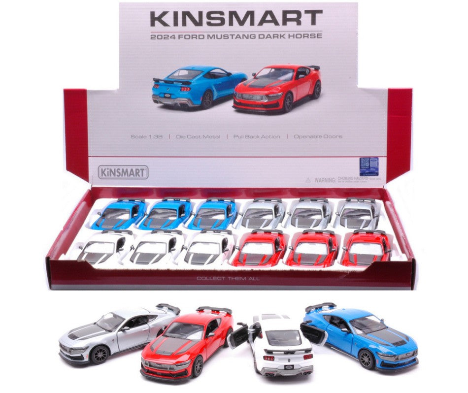 Ford Mustang Dark Horse Col.ass.cm 12 – Kinsmart 1:38