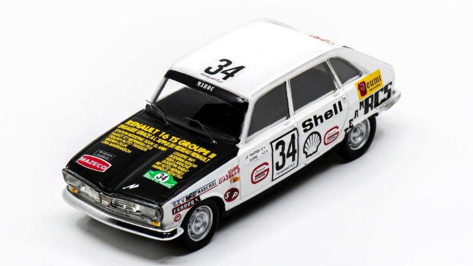 Renault 16 Ts N.34 Rallye Du Maroc 1972 Le Tahitien-dupre' – Spark Model 1:43
