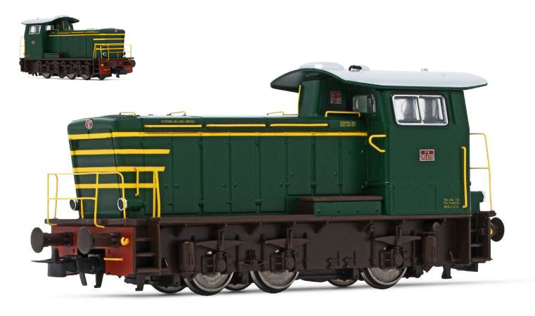 Fs Locomotiva Diesel Da Manovra Livrea Verde/giallo Ep.iv – Rivarossi 1:87