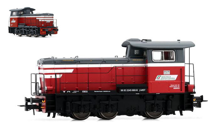 Mercitalia S Locomotiva Diesel Da Manovra Livrea Rosso/bianco Ep.vi – Rivarossi 1:87
