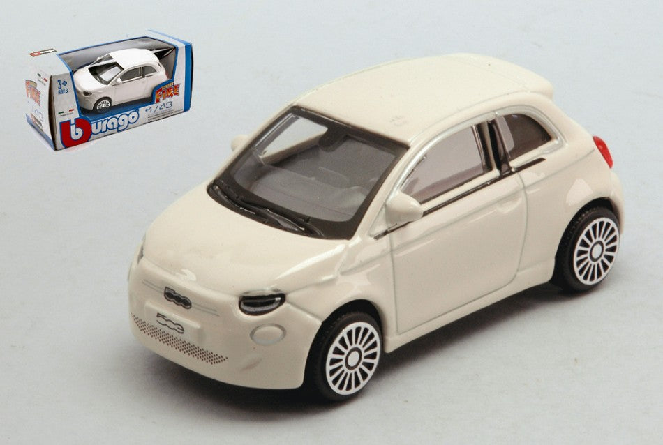 Fiat 500e 2021 White – Burago 1:43