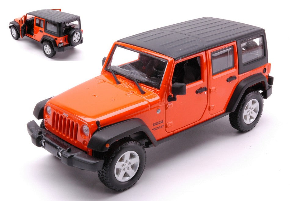 Jeep Wrangler Unlimited 2015 arancione 1:24 – Maisto
