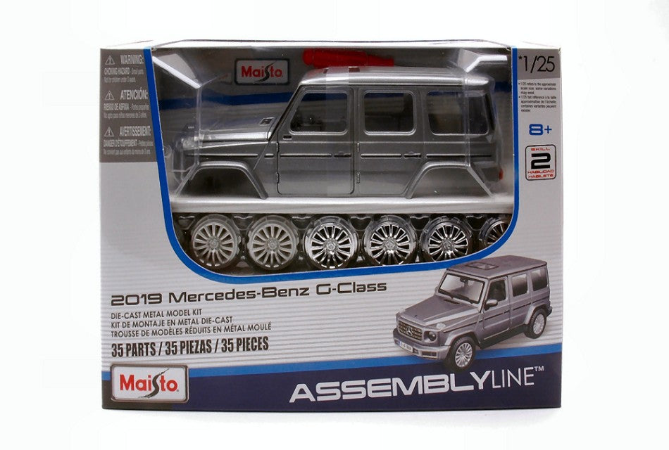 Mercedes G Class 2019 Silver Kit – Maisto 1:24