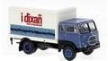 Fiat 642 Box-wagon "i Dixan" 1960 Blue/white – Brekina 1:87