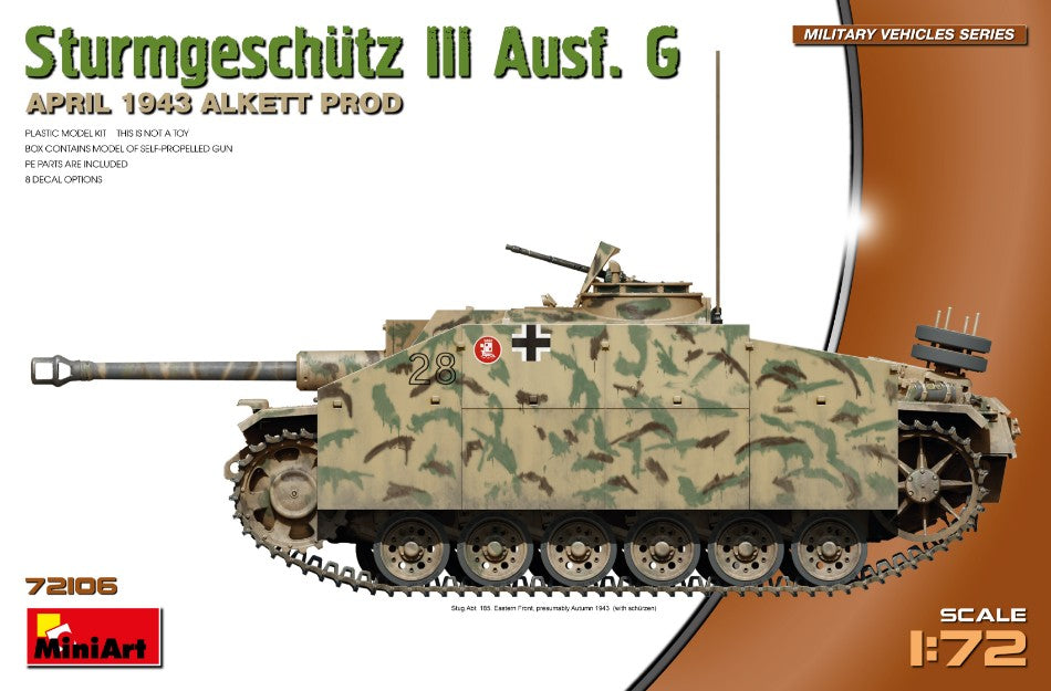 Stug Iii Ausf.g April 1943 Prod.kit – Miniart 1:72