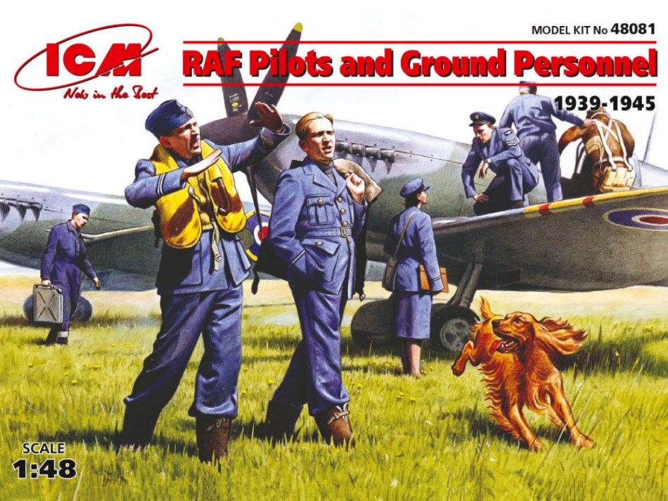 Royal Air Force RAF Piloti E Accessori 1939-1945 Kit – ICM 1:48