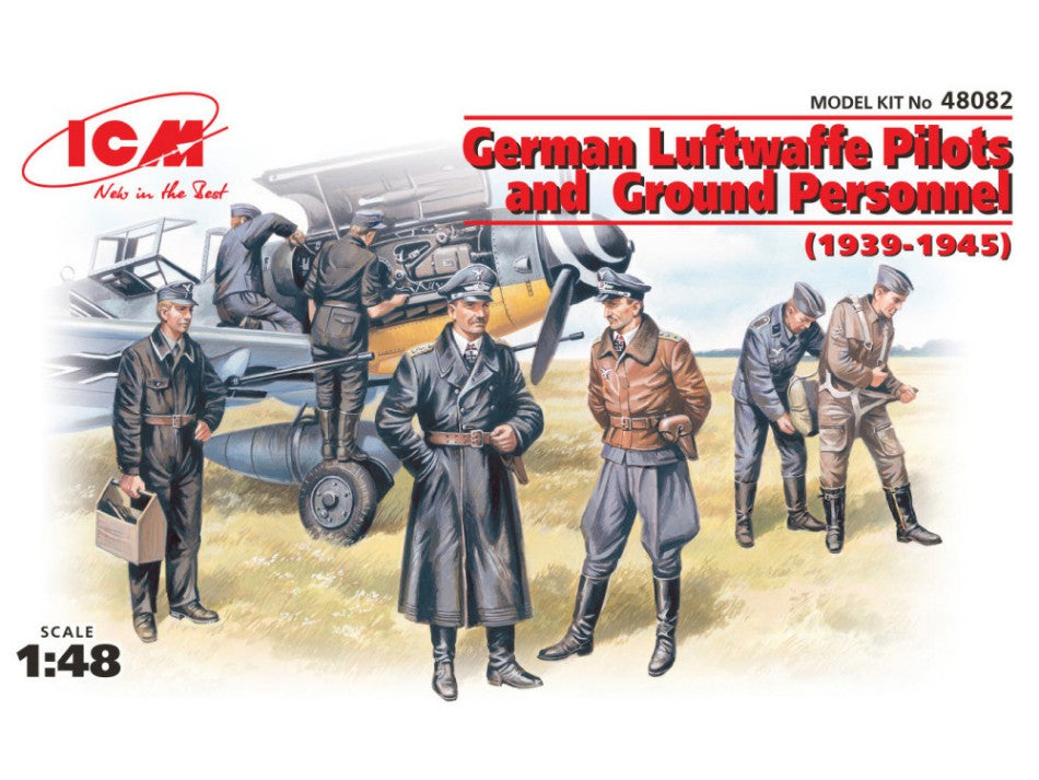 German Luftwaffe Pilots And Ground Personnel 1939-1945 Kit – ICM 1:48