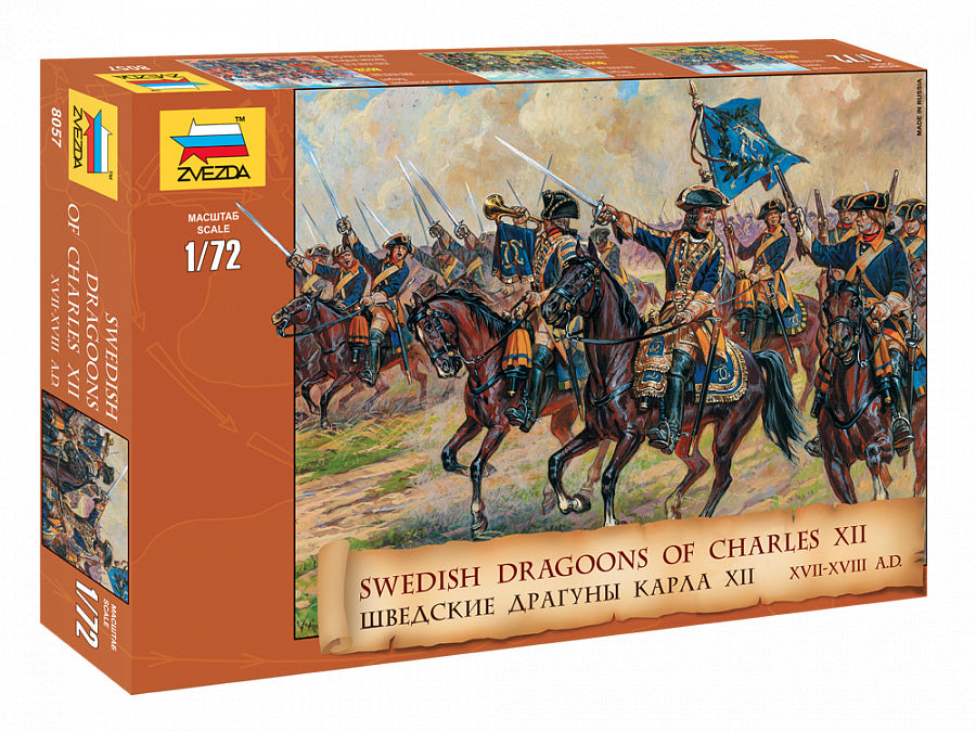 Swedish Dragoons Charles Xii 1Tth-18th Century Kit – Zvezda 1:72
