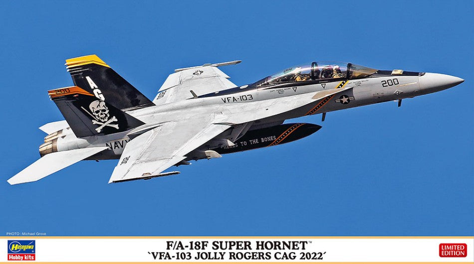 FA-18F Super Hornet VFA-103 Jolly Rogers VAG2022 Kit – Hasegawa 1:72