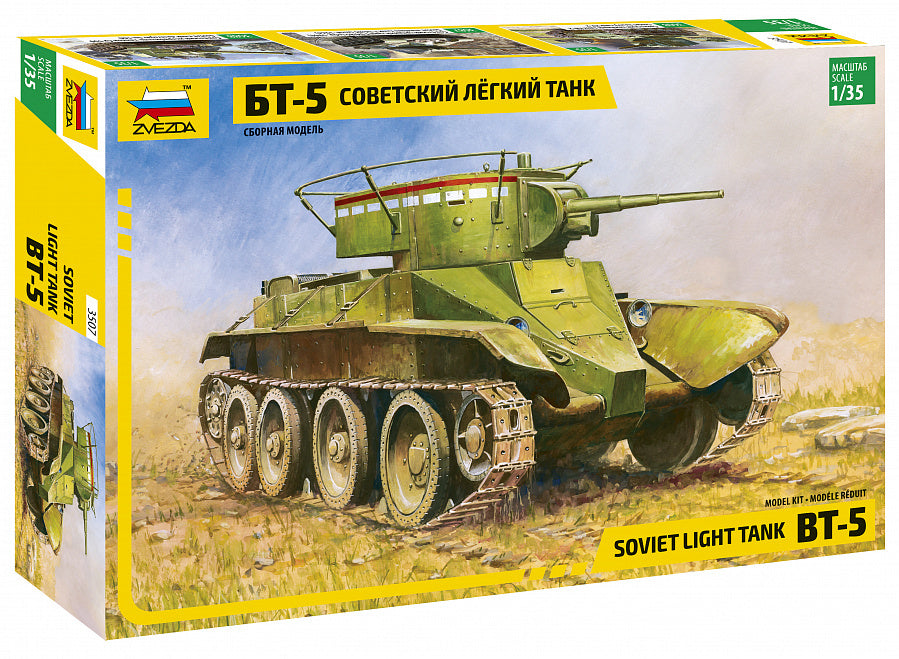 Soviet Light Tank Bt 5 Kit – Zvezda 1:35