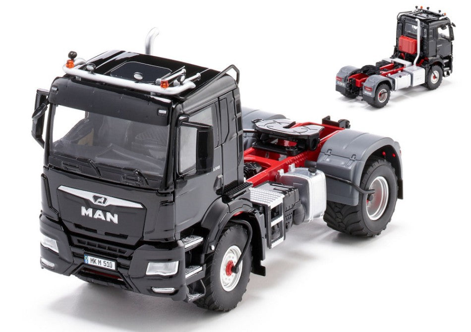 Man Tgs 18.510 4x4 Bl 2-AXLE -truck Black – Wiking 1:32
