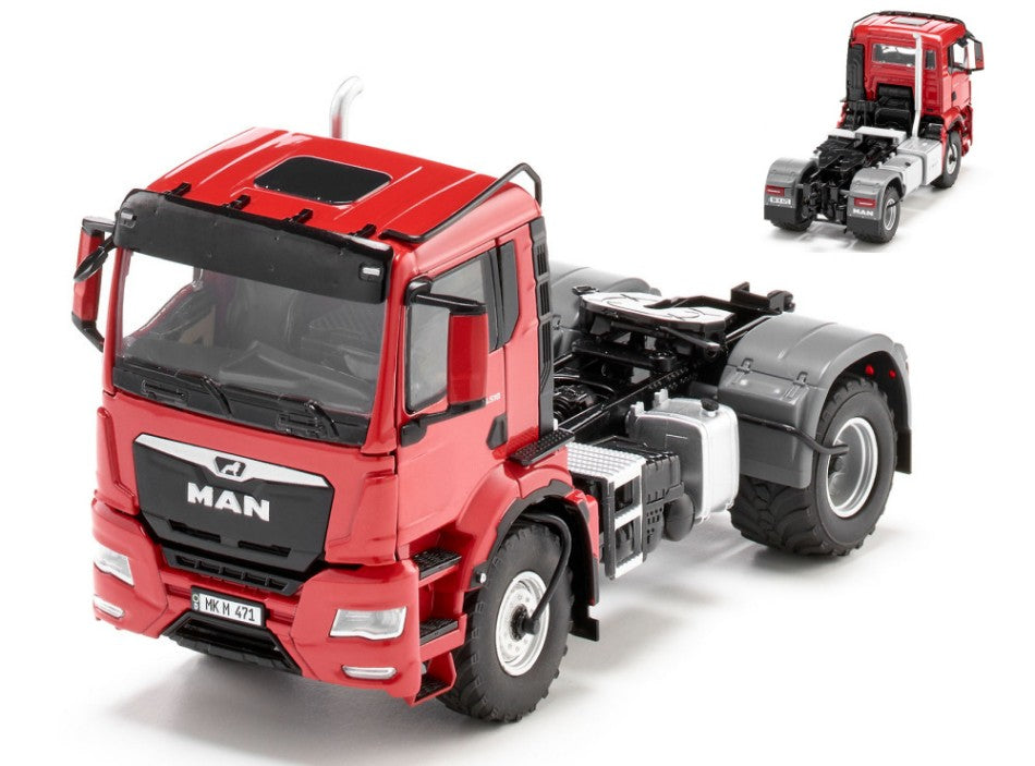 Man Tgs 18.510 4x4 Bl 2-AXLE -truck Red – Wiking 1:32