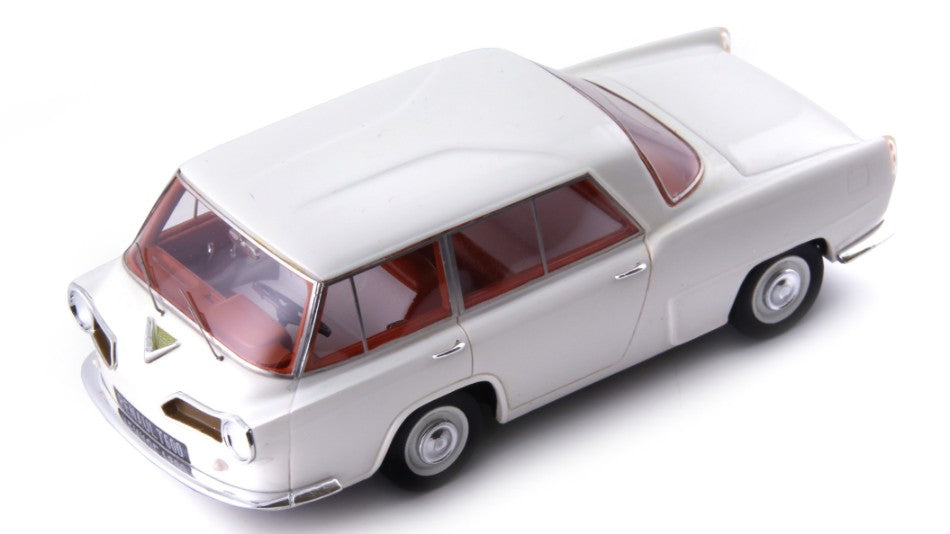 Renault Projet 600 1957 White – Autocult 1:43
