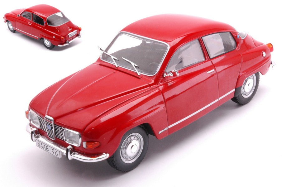 Saab 96 V4 1970 Red – Whitebox 1:24