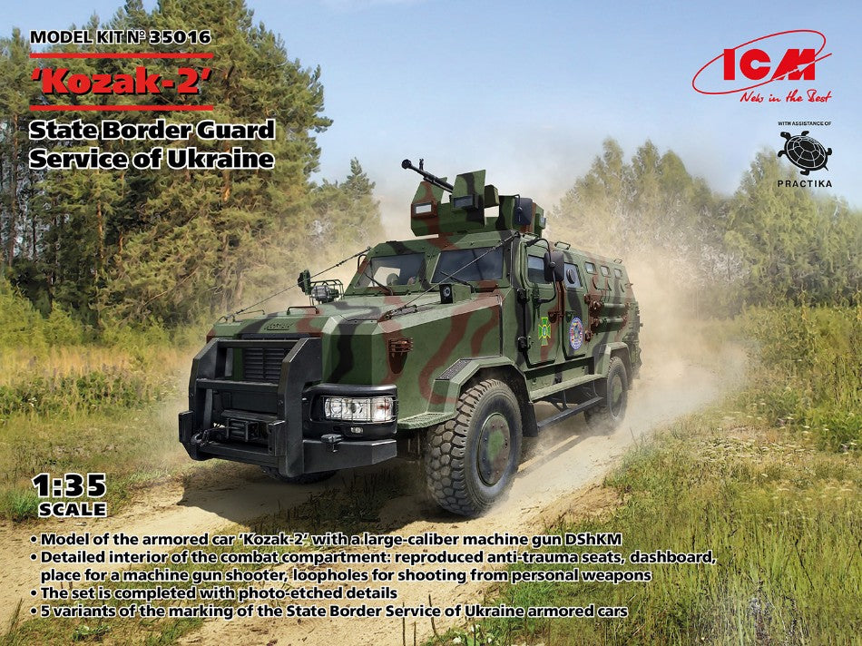 KOZAK-2 State Border Guard Service Of Ukraine Kit – ICM 1:35