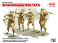 Greek Evzones 1940-1941 4 Figures Kit – ICM 1:35